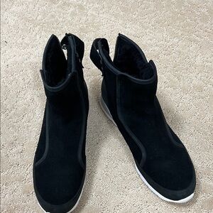 Ugg Black Suede Ankle Boots